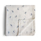 Mushie Muslin Swaddle Blanket – Organic Cotton