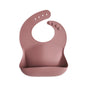 Mushie Silicone Baby Bib – Adjustable Catch-All