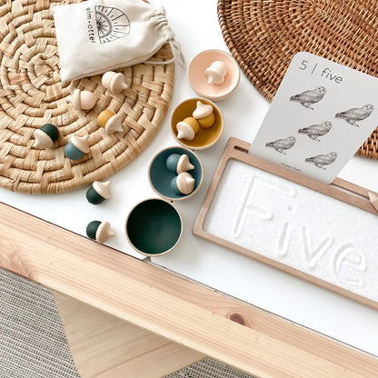 Acorn Sorting Set - Muted Tones