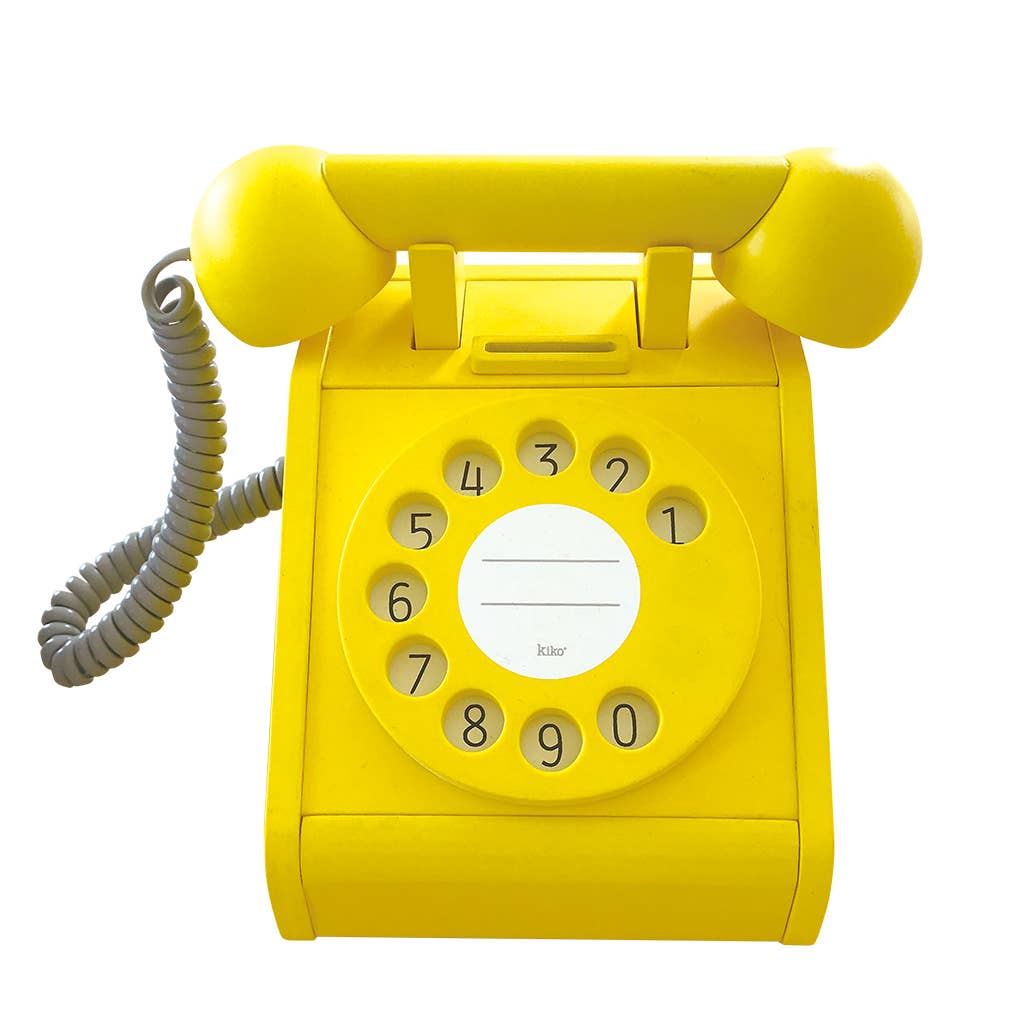 Retro Play Telephone - Yellow