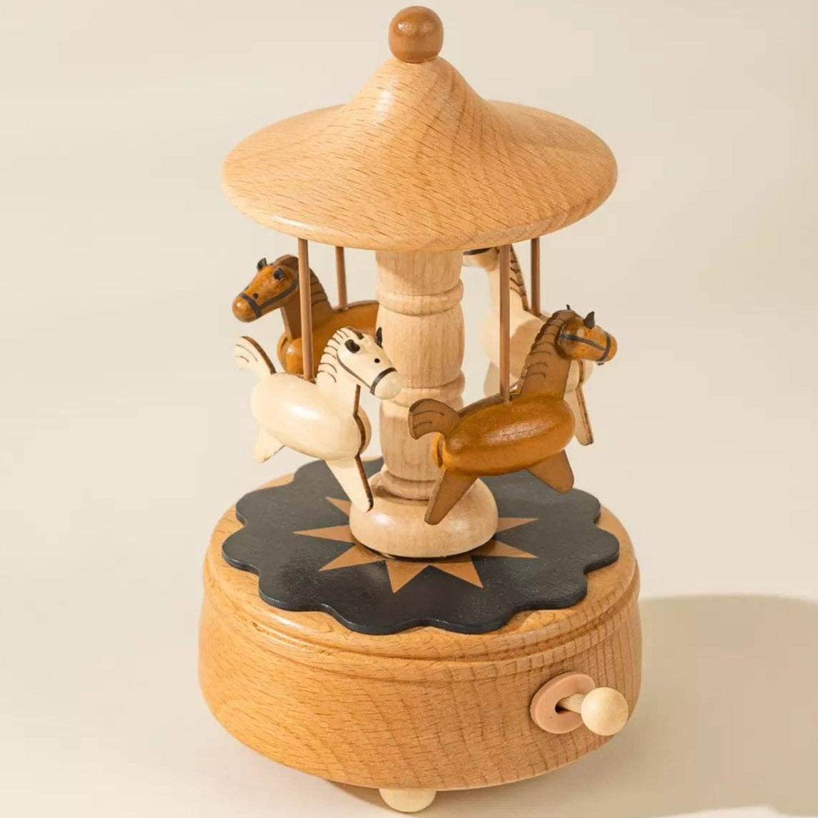 Wooden Music Box - The Carousel